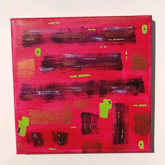 Original art abstract painting bright and beautiful! - Picture 4 of 11